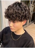 波巻きスパイラルパーマ波巻きパーマツイストパーマウルフカット