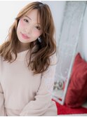 海浜幕張/髪質改善/ハイトーンカラー☆ゆるふわ波巻きロングe
