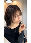 大人女子　ボブ×レイヤー
