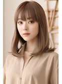 ストレートシンプルミディ 30代40代50代髪質改善川口駅
