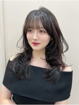 ジーナ 梅田(Zina) 髪質改善*似合わせカットグレージュミディ*美髪【Zina梅田】