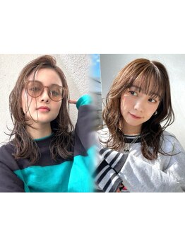 《21時まで営業*》カット+カラー/カット+イルミナカラー*上大岡駅/学割U24/レイヤーカット