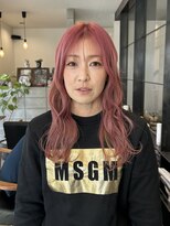 カフネ(cafune)&nbsp;ピンクロングボブ