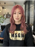 ピンクロングボブ