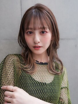 ギークス(GEEKS) 【GEEKS渋谷】顔周りレイヤー/ショコラベージュ/ウルフ/冬カラー