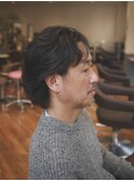 メンズ/ボディパーマ/大人ヘア