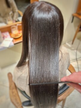 ロビンソン(HAIR ROBINSON) スーパーストレートエステ×高濃度水素トリートメント