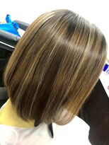 ライサンヘアネパール(Raisan Hair Nepal)&nbsp;コントラストハイライトボブ