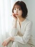 人気No1【平日】透明感カラー(白髪染め可)+カット+トリートメント17600→8900