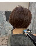 ショートボブ&ハイライト