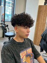 リッチブランドアンドコー(Rich Brand&Co)&nbsp;スパイキーショート　フェード　スペインカール　ルーズパーマ