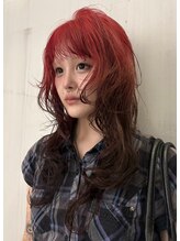 デコ(DECO)&nbsp;レッドルーツカラー×レイヤーカット