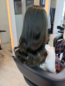 インク サカエ(inq sakae) 艶髪グレージュ/透明感/ウェーブ/レイヤーカット