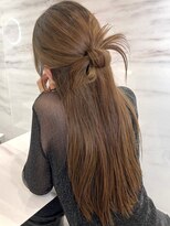 エヌ 大阪梅田店(enu)&nbsp;【大阪梅田】ヘアアレンジ×ハーフアップ