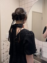 ツキヘア(TUKI hair)&nbsp;お呼ばれヘア/ヘアセット/タイトアレンジ/個性派/高松/香川