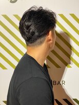バーバーバー 四谷(BARBER-BAR) ビジネス爽やかスモーキーフェザースタイル