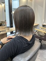 シャル オカチマチ 上野御徒町(shalu)&nbsp;切りっぱなしボブ×グレージュ