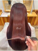 ラフ 日立(raf.)&nbsp;【　艶髪　】髪質改善カラー　赤髪