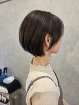 ソレイユバイエルズ(soleil by ailes)&nbsp;ショートボブ+オリーブベージュ
