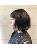 キャトルセゾン(quatre saisons)&nbsp;ゆるウェーブボブ