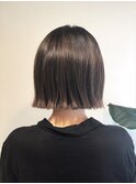切りっぱなしボブ