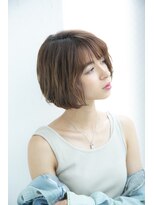 ミエル ヘア 新宿(miel hair)&nbsp;【mielhair新宿】甘めチョコレートボブ