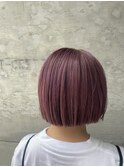 ピンクアッシュ(ブリーチ1回)