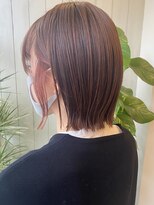 ボルデヘアー 亀有(Borde HAIR) インナーカラーピンクボブ【Anna】ボルデ亀有美容室