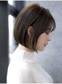 前髪あり大人小顔ボブ20代30代40代【AIN.表参道】川原大地