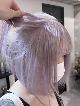 ペレ 渋谷(PELE) K106_ホワイトラベンダー ブリーチ3回~