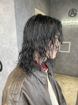 メンズサロン ゴールド 名古屋(GOALD) ロングヘア　スパイラルパーマ