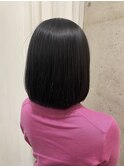 艶髪ボブ憧れませんか？髪質改善ストレート！