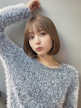 サンド 池袋(sand) 前髪パーマ/マチルボブ/髪質改善/アッシュカラー/グレーベージュ