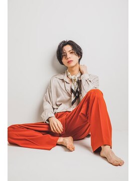 コアテラス(CORE Terrace) メンズカット/センターパート/ウェットスタイル