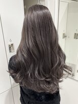 ラルムバイシー 新宿(LARME by Sea)&nbsp;ケアブリーチ×透明感ラベンダーグレー(新宿/韓国/前髪/暗髪)