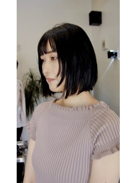 タップ(TAP) パツっとボブ/レイヤーボブ/縮毛矯正/金沢/地毛風ストレート