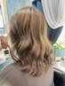 白髪ぼかしハイライト＋カット＋補修トリートメント＋深呼吸スパ / ￥17160