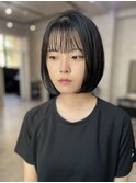 岐阜駅美容院 岐阜ボブ 丸みあるボブ