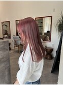 金沢 安江町 ブリーチ カシスピンク
