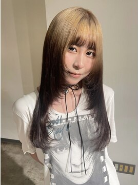 ザ オーダー(THE ORDER) ミルクティー/ハイトーン/デザインカラー/裾カラー/名古屋