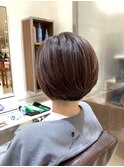 ローグラデーションボブ ベージュブラウン