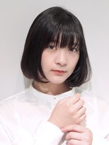 アイスバーグ(eyesburg)&nbsp;30代ナチュラルボブ毛先パーマ艶感結べるボブアッシュブラック