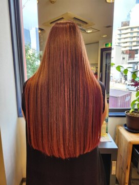 フリーダム ヘアー ザ ムー(Freedom Hair THE MOO) 極上のトリートメントでカラーしてもこの「美髪」