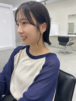 キートス 高知店(kiitos)&nbsp;★パツっと切りっぱなしボブ