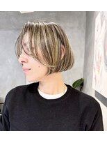 ブルックス&nbsp;カット/ケアブリーチハイライト/バレイヤージュ