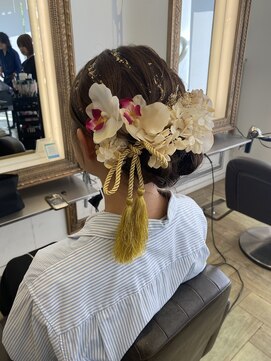 コワファースト 大分(COIFF1RST) 成人式/シニヨンスタイル