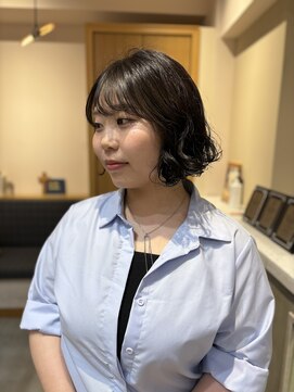 スムーク(smuk) 【smuk/スムーク】ボブ/パーマ/アッシュグレー