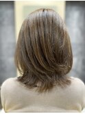 【Cut】ミディアムボブ