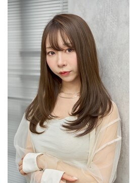 ルクスバイアフィナー(Luxo by Afinar) 【町田/Luxo by Afinar】オリーブベージュ×レイヤーカット