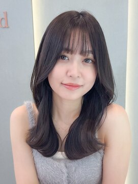 ロンド ブランシュ 錦糸町北口(Lond blanche) ミニウルフレイヤーカット顔周りカット前髪カット韓国ロング